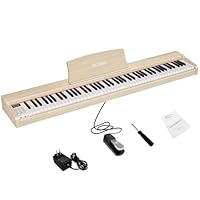 Amazon | IKTMI 電子ピアノ 88鍵盤 ペダル付き 木製 電子 ピアノ